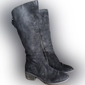 Born Black Suede Boots